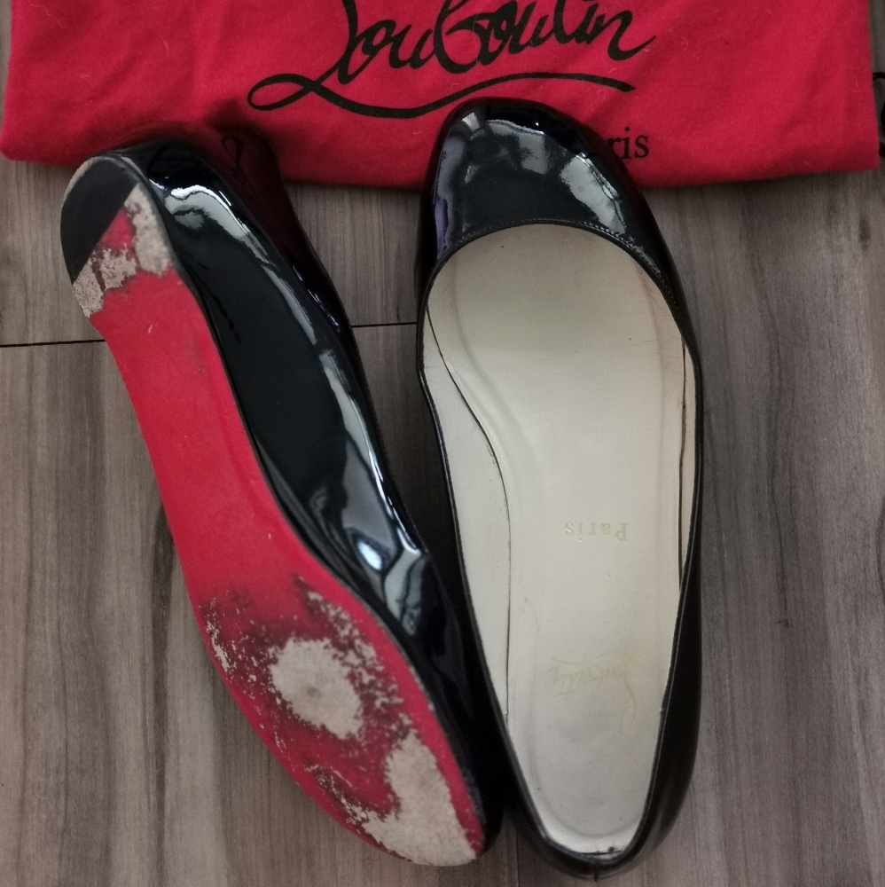 Christian Louboutin Black Ballet Flats